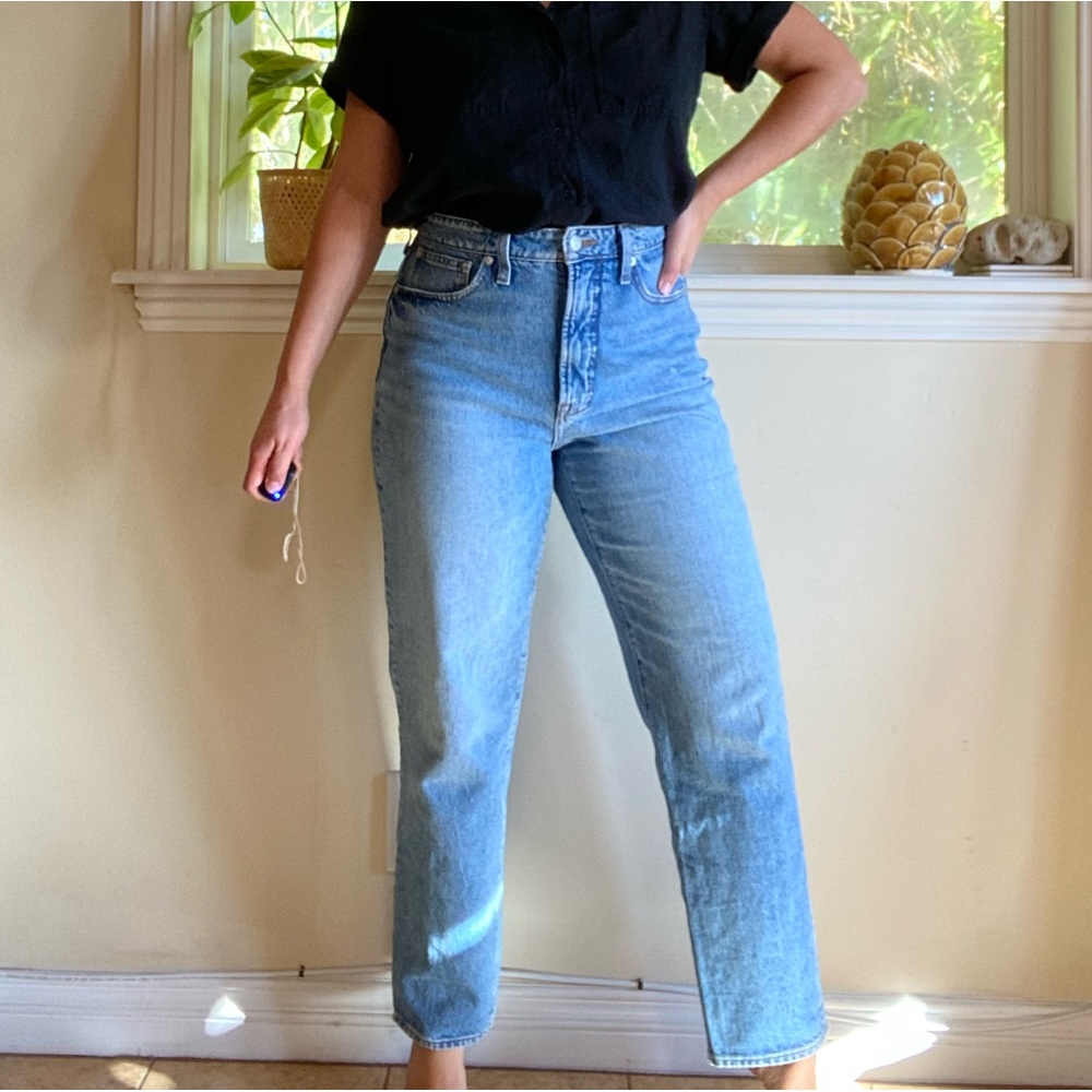 Madewell Curvy Perfect Vintage Straight Jeans